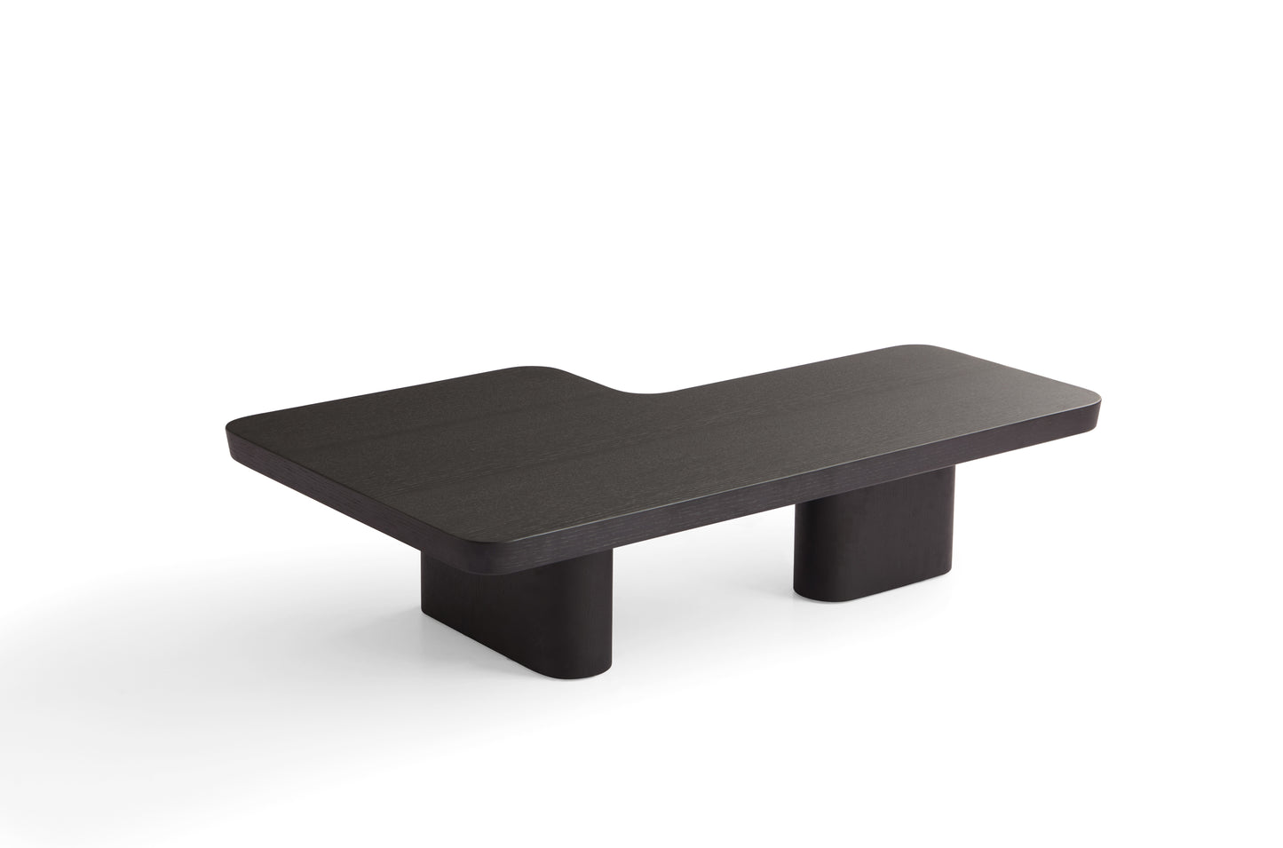 Sleek Silver Grey Marble Coffee Table