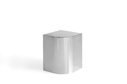 Sleek Stainless Steel Reflective Coffee Table