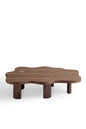 Walnut Veneer Modern Coffee Table